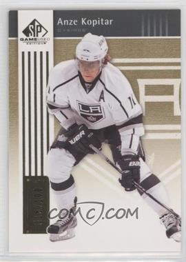 2011-12 SP Game Used Edition - [Base] - Gold #42 - Anze Kopitar /100