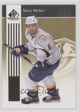 2011-12 SP Game Used Edition - [Base] - Gold #55 - Shea Weber /100