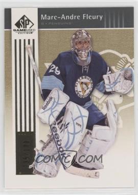 2011-12 SP Game Used Edition - [Base] - Gold #78 - Marc-Andre Fleury /100