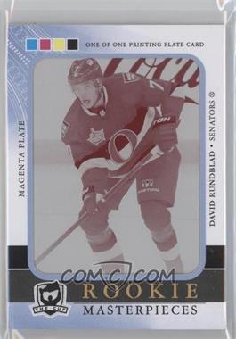 2011-12 SP Game Used Edition - [Base] - The Cup Masterpieces Printing Plate Magenta Framed #SPGU - 104 - Authentic Rookies - David Rundblad /1