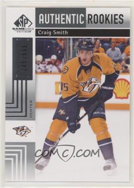 2011-12 SP Game Used Edition - [Base] #109 - Authentic Rookies - Craig Smith /699