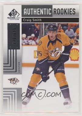 2011-12 SP Game Used Edition - [Base] #109 - Authentic Rookies - Craig Smith /699