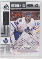 Authentic Rookies - Ben Scrivens #/699