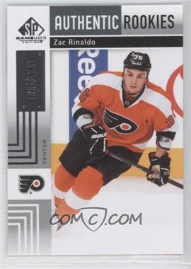 2011-12 SP Game Used Edition - [Base] #154 - Authentic Rookies - Zac Rinaldo /699