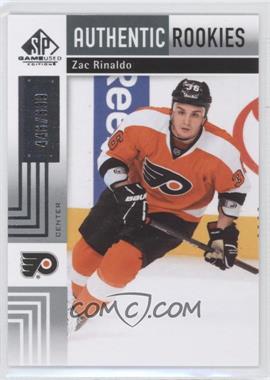 2011-12 SP Game Used Edition - [Base] #154 - Authentic Rookies - Zac Rinaldo /699