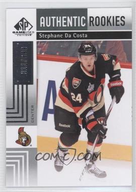 2011-12 SP Game Used Edition - [Base] #157 - Authentic Rookies - Stephane Da Costa /699