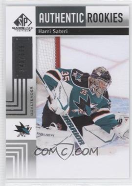 2011-12 SP Game Used Edition - [Base] #166 - Authentic Rookies - Harri Sateri /699