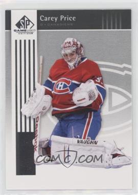 2011-12 SP Game Used Edition - [Base] #49 - Carey Price
