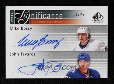 2011-12 SP Game Used Edition - Extra SIGnificance #XSIG-BT - Mike Bossy, John Tavares /25