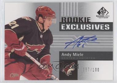2011-12 SP Game Used Edition - Rookie Exclusives #RE-AM  - Andy Miele /100
