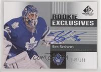 Ben Scrivens #/100