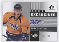 Blake Geoffrion #/100