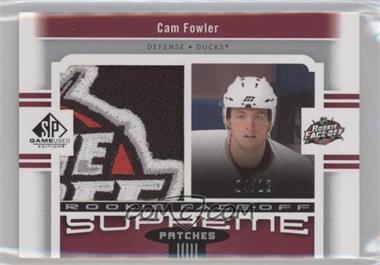 2011-12 SP Game Used Edition - Supreme Patches Rookie Face-Off #SPRF-CF - Cam Fowler /12