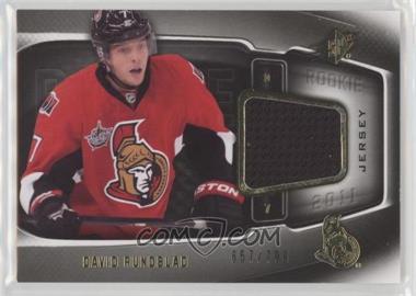 2011-12 SPx - [Base] #164 - SPx Rookie Jerseys - David Rundblad /799