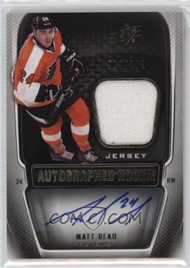 2011-12 SPx - [Base] #192 - SPx Auto Rookie Jerseys - Matt Read /799