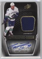 SPx Auto Rookie Jerseys Level 2 - Cody Hodgson #/499