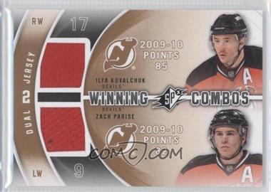 2011-12 SPx - Winning Combos #WC-KP - Ilya Kovalchuk, Zach Parise