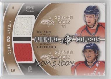 2011-12 SPx - Winning Combos #WC-OG - Mike Green, Alexander Ovechkin