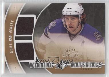 2011-12 SPx - Winning Materials #WM-AK - Anze Kopitar