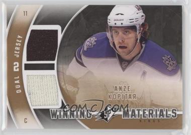 2011-12 SPx - Winning Materials #WM-AK - Anze Kopitar