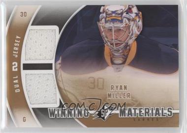 2011-12 SPx - Winning Materials #WM-RM - Ryan Miller