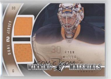 2011-12 SPx - Winning Materials #WM-RM - Ryan Miller