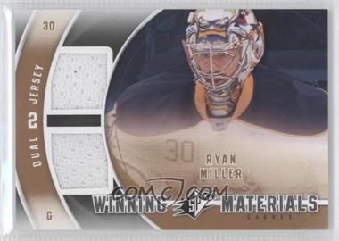 2011-12 SPx - Winning Materials #WM-RM - Ryan Miller