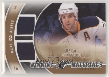 2011-12 SPx - Winning Materials #WM-SF - Drew Stafford