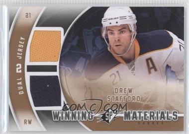 2011-12 SPx - Winning Materials #WM-SF - Drew Stafford