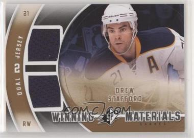 2011-12 SPx - Winning Materials #WM-SF - Drew Stafford