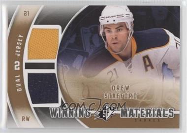 2011-12 SPx - Winning Materials #WM-SF - Drew Stafford