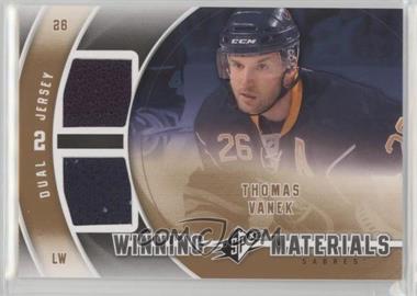 2011-12 SPx - Winning Materials #WM-TV  - Thomas Vanek