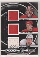 Niklas Kronwall, Jonathan Ericsson, Jim Howard #/50