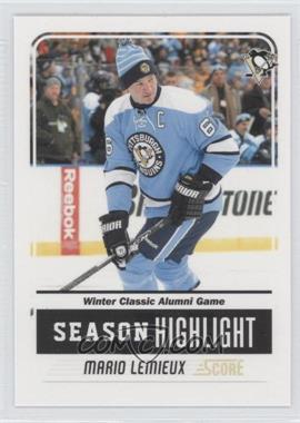 2011-12 Score - [Base] - Glossy #10 - Season Highlights - Mario Lemieux