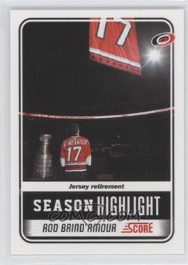 2011-12 Score - [Base] - Glossy #19 - Season Highlights - Rod Brind'Amour