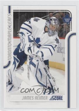 2011-12 Score - [Base] - Glossy #440 - James Reimer