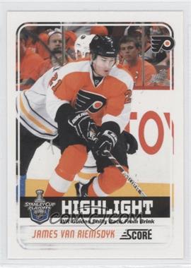 2011-12 Score - [Base] - Glossy #489 - Playoffs Highlight - James van Riemsdyk