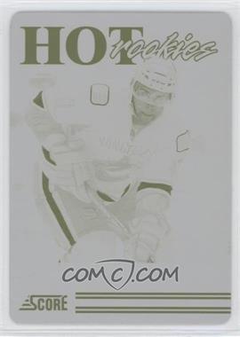 2011-12 Score - [Base] - Printing Plate Yellow #534 - Hot Rookies - Yann Sauve /1
