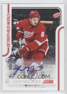 2011-12 Score - [Base] - Signatures #180 - Justin Abdelkader