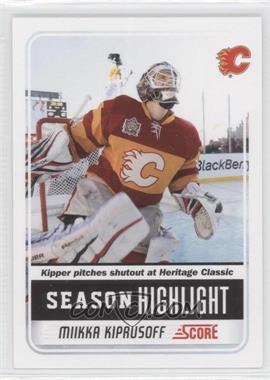 2011-12 Score - [Base] #23 - Season Highlights - Miikka Kiprusoff