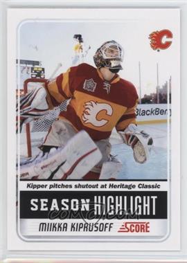 2011-12 Score - [Base] #23 - Season Highlights - Miikka Kiprusoff