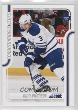 2011-12 Score - [Base] #436 - Dion Phaneuf