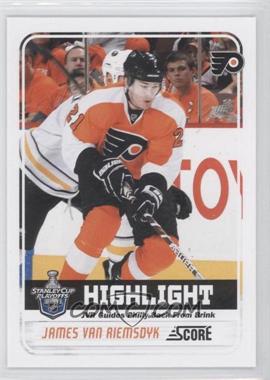 2011-12 Score - [Base] #489 - Playoffs Highlight - James van Riemsdyk