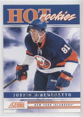 2011-12 Score - [Base] #522 - Hot Rookies - Justin Dibenedetto