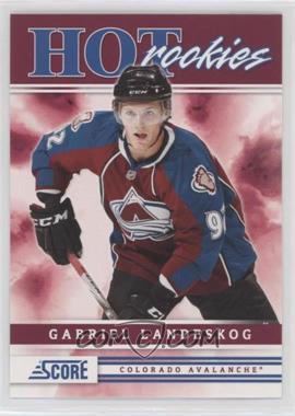 2011-12 Score - [Base] #553 - Hot Rookies - Gabriel Landeskog