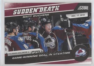 2011-12 Score - Sudden Death - All-Star 2011-2012 #25 - Matt Duchene /5