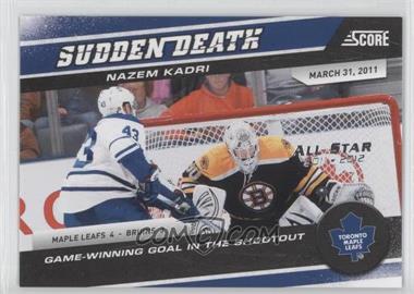 2011-12 Score - Sudden Death - All-Star 2011-2012 #7 - Nazem Kadri /5