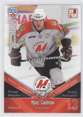 2011-12 Sereal KHL Season 4 - Metallurg Novokuznetsk #MNK 026 - Chris Simon