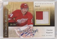 Autographed Ultimate Rookies - Gustav Nyquist #/35
