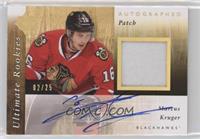 Autographed Ultimate Rookies - Marcus Kruger #/25